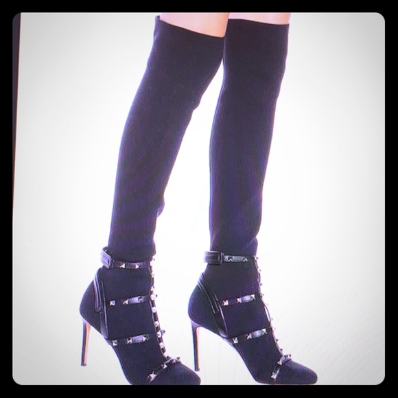 Valentino Shoes - Valentino Rockstud Bodytech over the knee. 💯Real